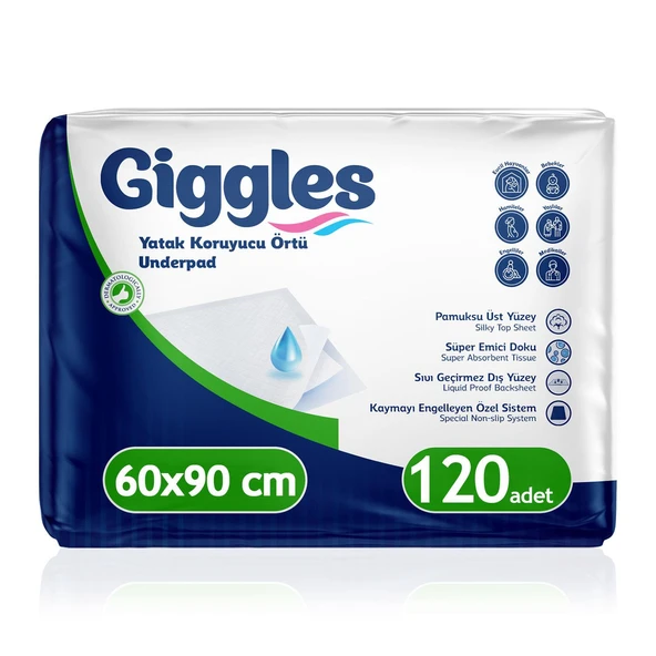 Giggles Yatak Koruyucu Örtü 60x90 Cm 120 Adet ürün görseli 1