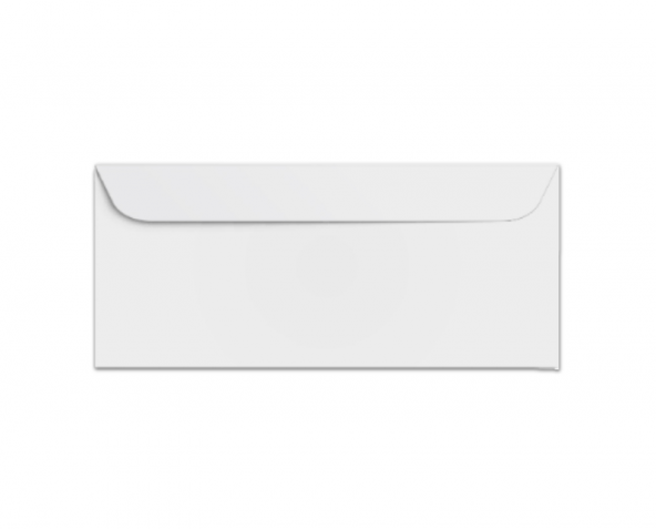 12 Adet Beyaz Zarf 11x22 Cm - Resim 3