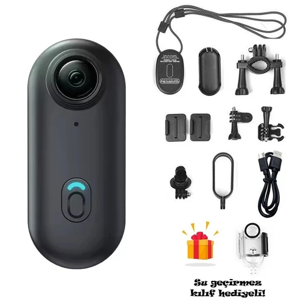 H88 Mini WiFi Vlog Kamerası Motor Spor Aksiyon Kamerası 1080P Full HD 120° Açı ürün görseli 1