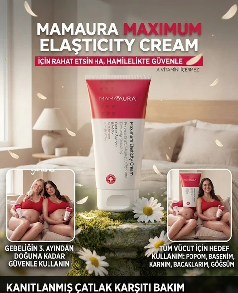 Maximum Elasticity Cream 150 ml - Hamilelik Dönemi Çatlak Karşıtı ve Kaşıntı Giderici Özel Bakım Kremi ürün görseli 1