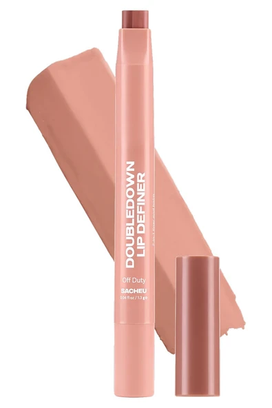 Sacheu DoubleDown Lip Definer 2'si 1 Arada Dudak Kalemi ve Balm 01 Off Duty 1.3GR ürün görseli 1