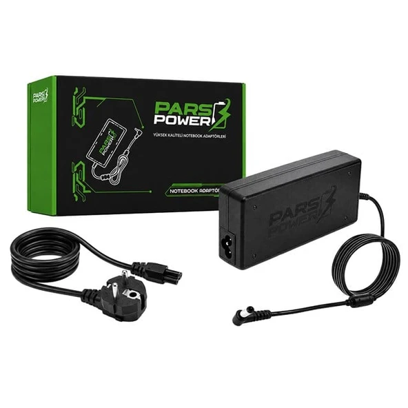 Parspower Prs-009 Plastik Kasa 19V 6.32A 120W 5.5*2.5Mm Standart Notebook Adaptör ürün görseli 1