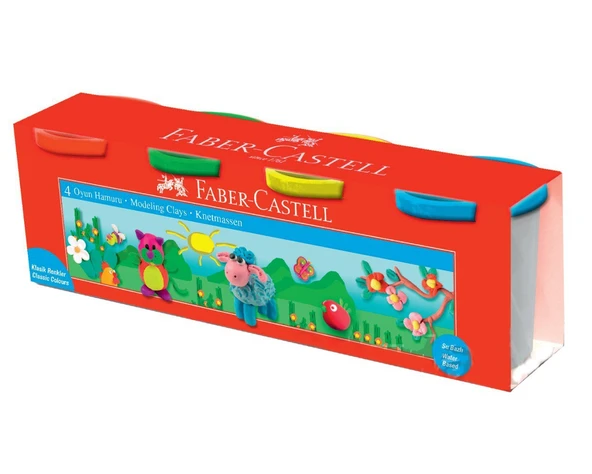 Faber-Castell Oyun Hamuru 24X100Gram Otc 5170 000044 ürün görseli 1