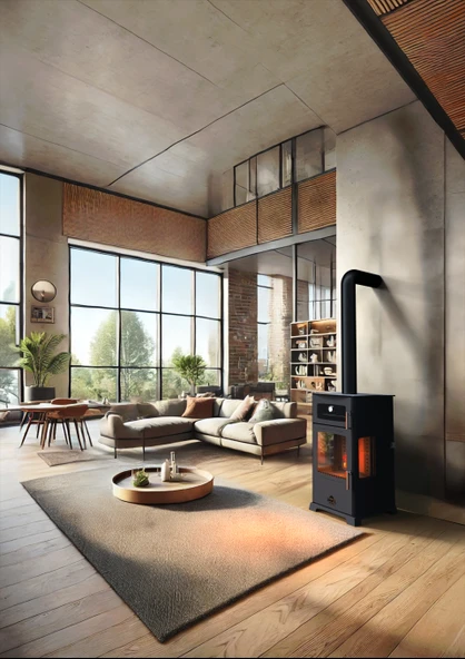GOLD PLUS 12 KW KUZİNE / MANUEL PELET VE ODUN SOBASI / BABA'S STOVE ürün görseli 1