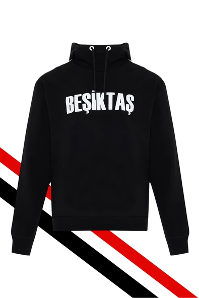 BEŞİKTAŞ ERKEK KAPÜŞONLU SWEATSHIRT - Resim 2