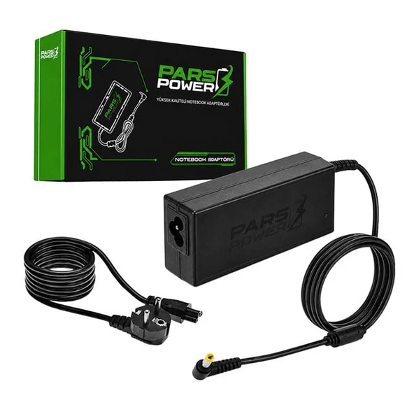 Parspower Prs-004 Plastik Kasa 19V 4.74A 90W 5.5*1.7Mm Standart Notebook Adaptör ürün görseli 1