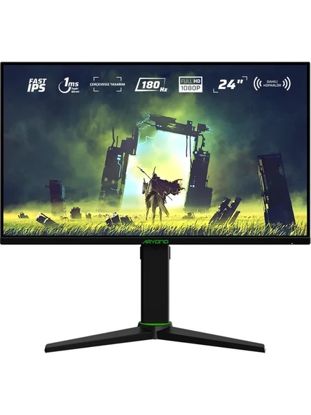 Monster Aryond A24 V2 24" 1 ms Full HD Pivot IPS 180 Hz Oyuncu Monitörü ürün görseli 1