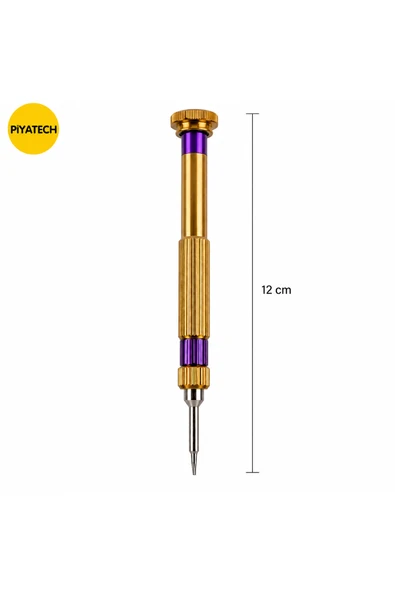 Profesyonel 0.8 Mm Pentalobe Yıldız Hassas Telefon Tamir Tornavidası Metal Kaymaz Sap 12 Cm ürün görseli 1