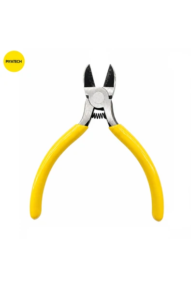 110 mm Hassas Yan Keski – Yaylı Mini Tel ve Kablo Kesme Pensesi ürün görseli 1