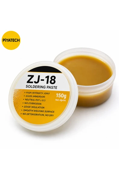 ZJ-18 Lehim Pastası Gelişmiş Kalite Krem Lehim Kremi 150 gr ürün görseli 1