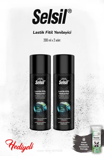 Selsil 2 adet Lastik Fitil Yenileyici 200 ml ve ROSIE ürün görseli 1