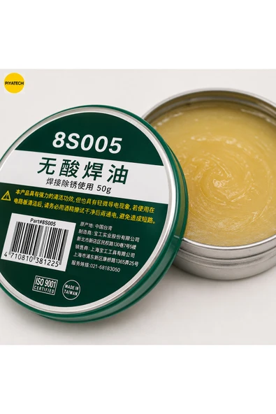 8S005 Profesyonel Lehim Pastası 50 Gr Kalaylama Ve Lehim Flux ürün görseli 1