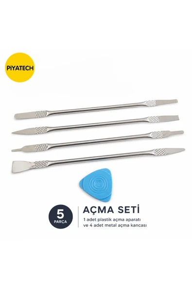 5 Parça Profesyonel Metal Açma Kanca Seti – Telefon, Tablet ve Laptop Tamiri ürün görseli 1