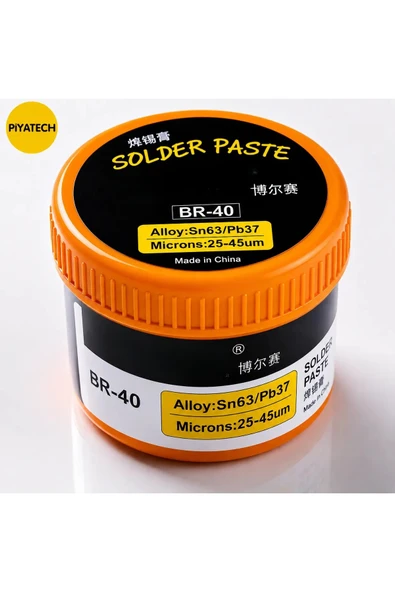 Sn63/Pb37 Krem Lehim Pastası Lehim Macunu 25-45 Mikron Smd Bga Anakart Ve Entegre Tamiri ürün görseli 1
