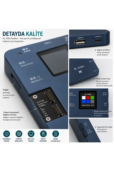 DL S300 TestBox - LCD Screen Tester Box - Resim 5