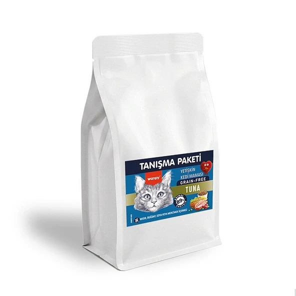 Wanpy Tahılsız Ton Balıklı Yetişkin Kedi Maması 500 gr ürün görseli 1