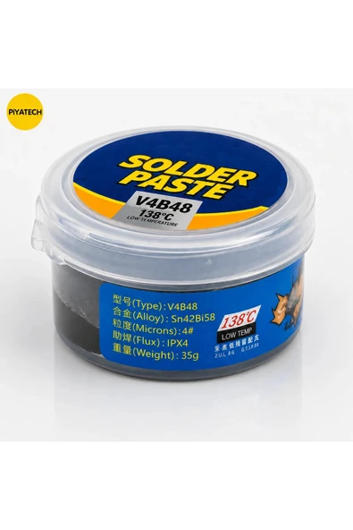 138 Derece Düşük Isı Ppd Lehim Macunu Lehim Pastası 35 Gr Cep Telefonu Pcb Smt Bga Tamir ürün görseli 1