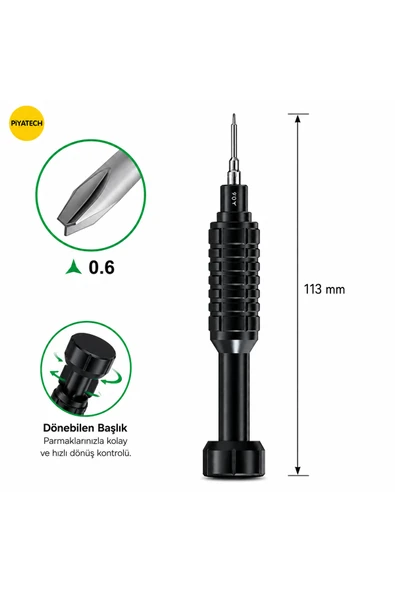 RL-730 Y Tipi 0.6 Mm Uçlu Profesyonel Hassas Telefon Ve Elektronik Tamir Tornavidası ürün görseli 1