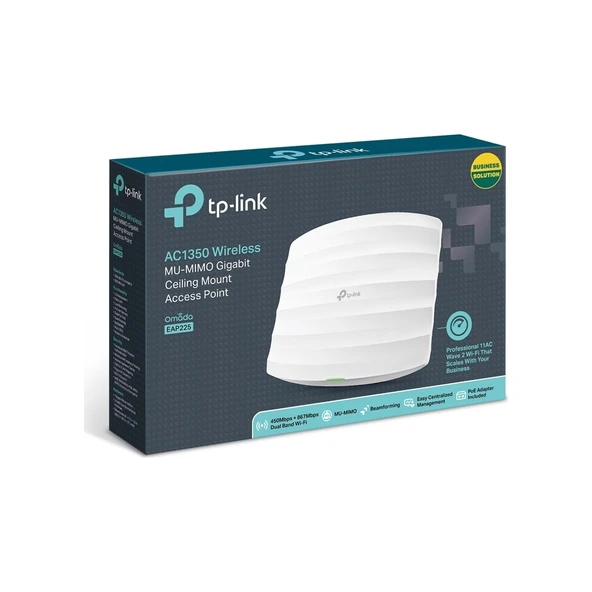Omada Tp-Link EAP225 Tavan Tipi 1350 Mbps MU-MIMO Kablosuz Access Point - Resim 6
