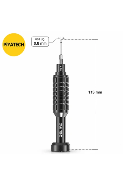 RL-730 Profesyonel Pentalobe 0.8mm Hassas Cep Telefonu Tamir Tornavidası Manyetik S2 Çelik Uçlu ürün görseli 1