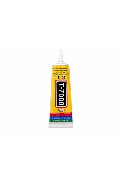 T-7000 50 ML SİYAH JEL DOKUNMATİK YAPIŞTIRICISI Cep Telefon Lcd Ekran Kapak Plastik Yapıştırıcı Siyah ürün görseli 1