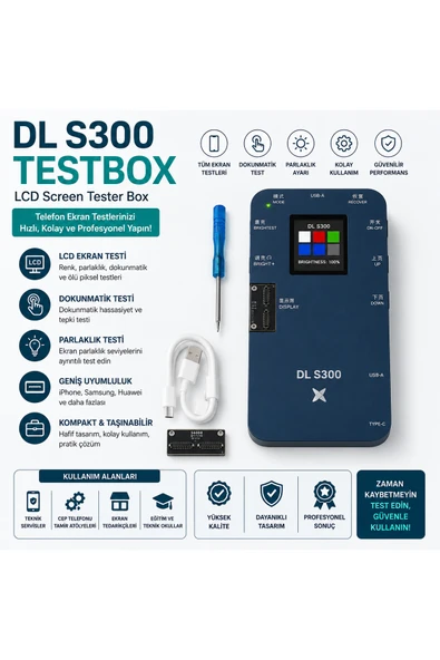 DL S300 TestBox - LCD Screen Tester Box - Resim 4