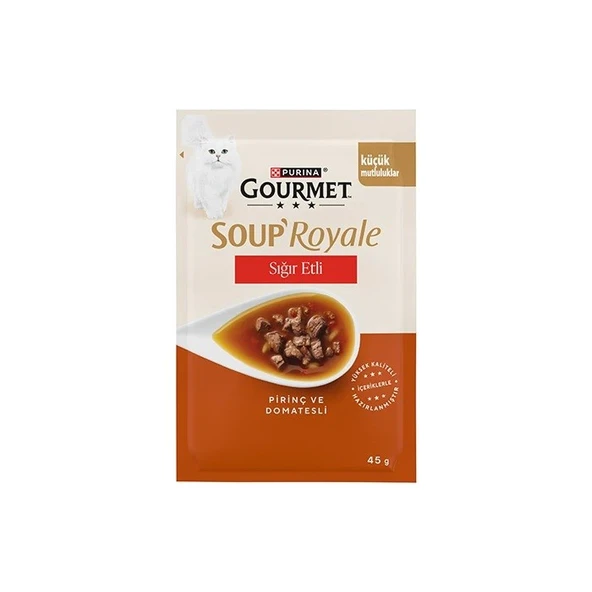 Gourmet Gold Soup Royale Sığır Etli Kedi Çorbası 45gr ürün görseli 1