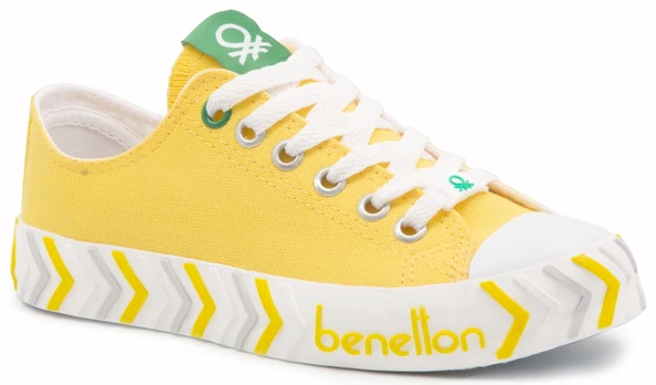 United Colors of Benetton Bnt 22Y 30624 Sarı Bayan Ayakkabı Bayan Spor ürün görseli 1