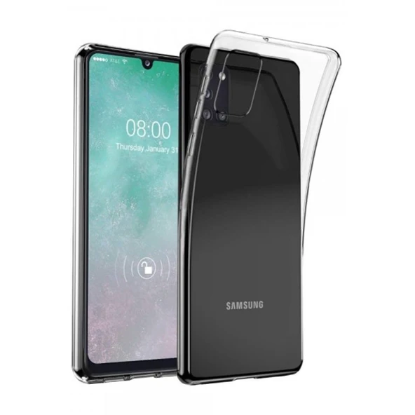 Samsung Galaxy A31 Kılıf Lüx Şeffaf Silikon ürün görseli 1