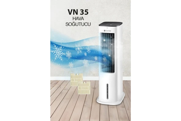 Dijitsu VN 35 Buharlı Uzaktan Kumandalı Kule Tipi Vantilatör ürün görseli 1