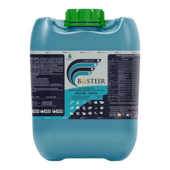 Bosteer Cupper %8 lik sıvı bakır 20 lt ürün görseli 1
