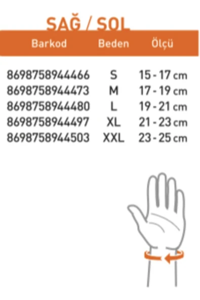 Luxor 509 El Bilek Bandajı Sağ & Sol - xLarge ürün görseli 1