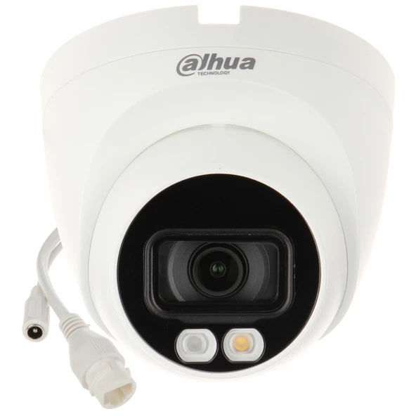 DAHUA  IPC-HDW2449T-S-IL, 4Mpix, Full Color, 2,8mm Lens, H265+, 30Mt Gece Görüşü, IP67, Dahili Mikrofon, PoE Dome IP Kamera ürün görseli 1