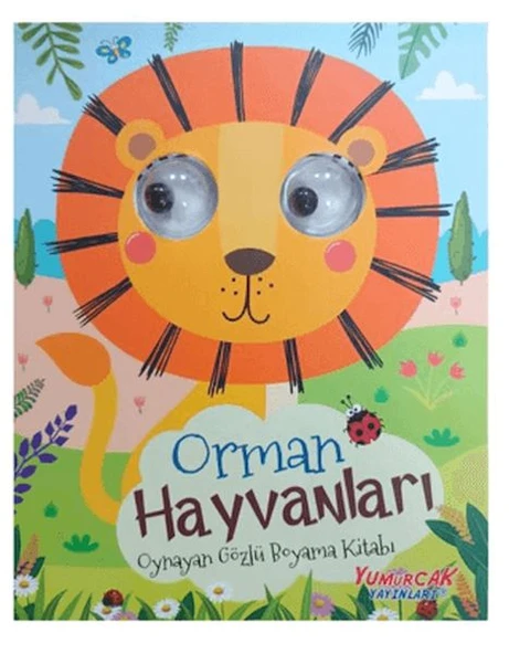 Oynayan Gözlü Boyama Kitabı – Orman Hayvanları ürün görseli 1