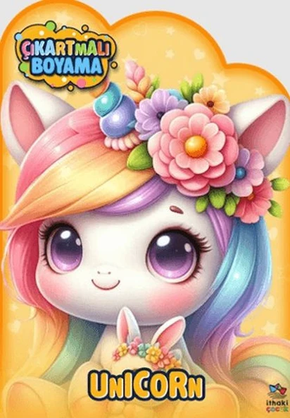 Unicorn Zamanı - Çıkartmalı Boyama Kitabı ürün görseli 1