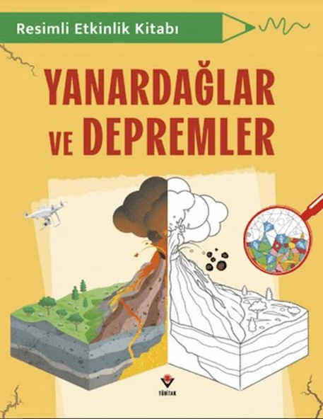 Resimli Etkinlik Kitabı - Yanardağlar ve Depremler ürün görseli 1