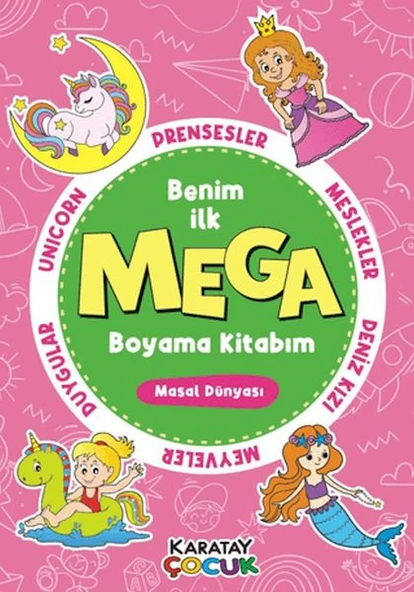 Mega Boyama Kitabım - Masal Dünyası ürün görseli 1