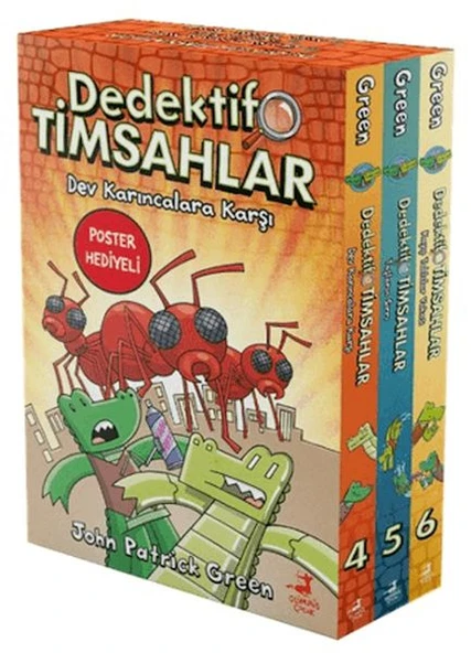 Dedektif Timsahlar 3 Kitaplık Kutulu Set (4-5-6) ürün görseli 1
