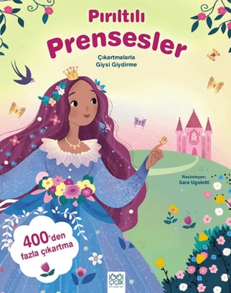 Pırıltılı Prensesler – Çıkartmalarla Giysi Giydirme ürün görseli 1