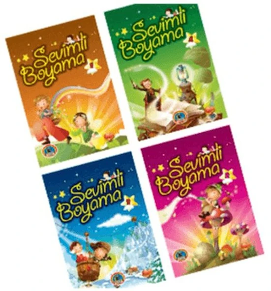 Sevimli Boyama (4 Kitap Takım) ürün görseli 1