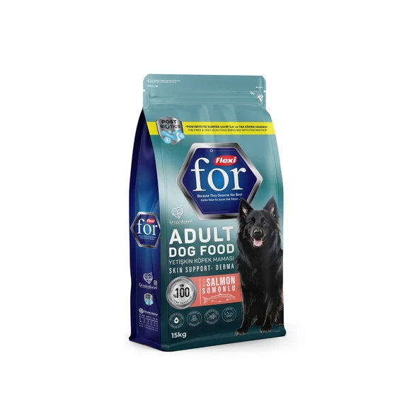 Flexi For Somonlu Yetişkin Köpek Maması 15 Kg ürün görseli 1