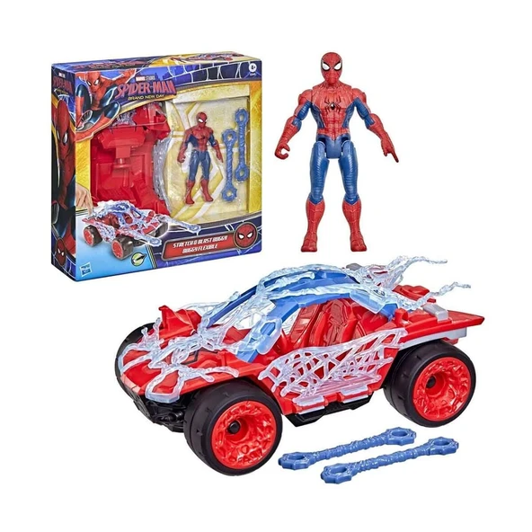 G2445 Spider-Man Actionverse Stretch Figür ve Web Blast Araç ürün görseli 1