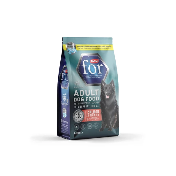 Flexi For Somonlu Yetişkin Köpek Maması 2,5 Kg ürün görseli 1