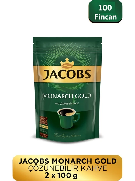 Jacobs Monarch Gold 200 gr Granül Kahve Yumuşak İçimli ürün görseli 1
