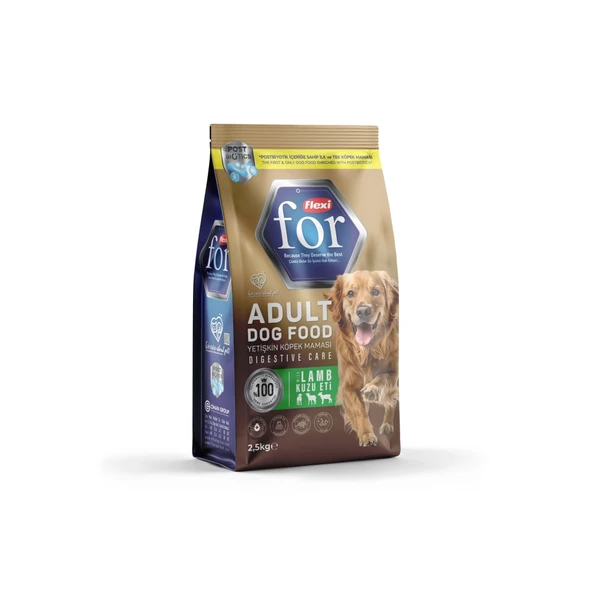 Flexi For Kuzu Etli Yetişkin Köpek Maması 2,5 Kg ürün görseli 1