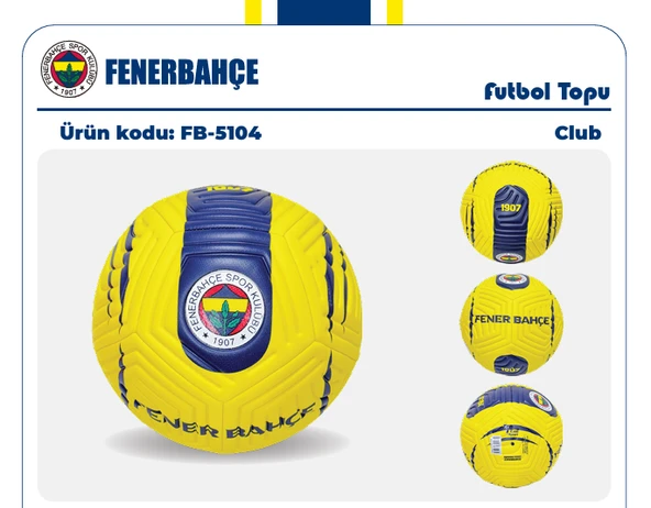 FB-5104 FENERBAHÇE FUTBOL TOPU CLUB-CNT ürün görseli 1