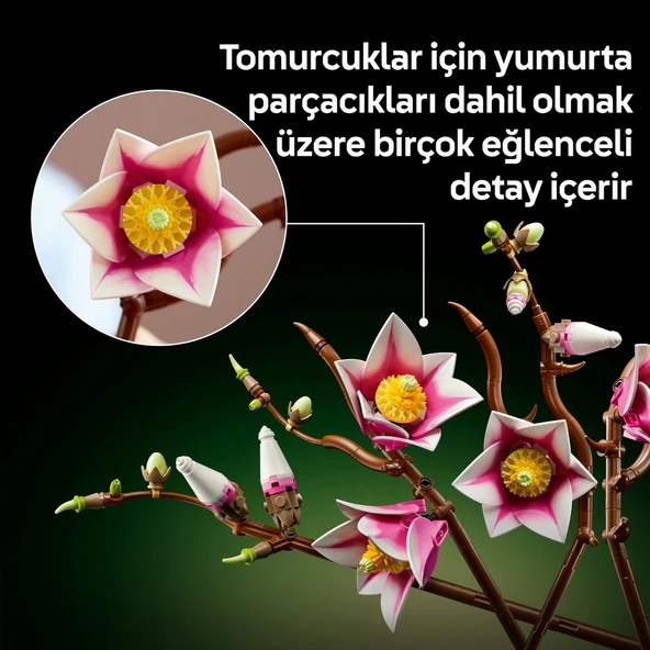 LEGO Botanicals Manolya Dalları 11510 - Resim 4