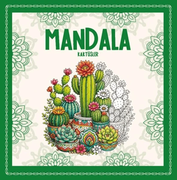 Mandala - Kaktüsler ürün görseli 1