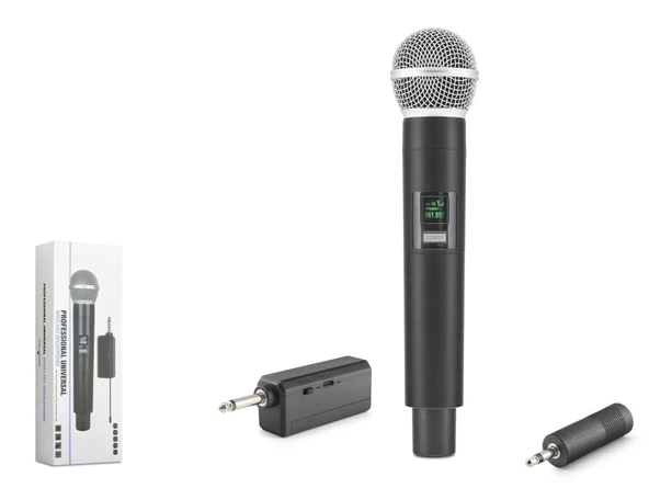 Uhf Kablosuz Mikrofon 6.35 Mm Siyah HDX2801 ürün görseli 1