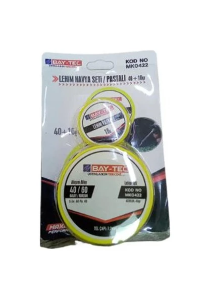 Baytec Pastalı Lehim Havya Seti Lehim Teli MK0422 - Resim 2